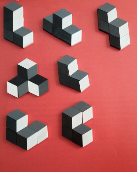 Ahşap Geometrik 3D Şekiller 40 parça - Görsel 2