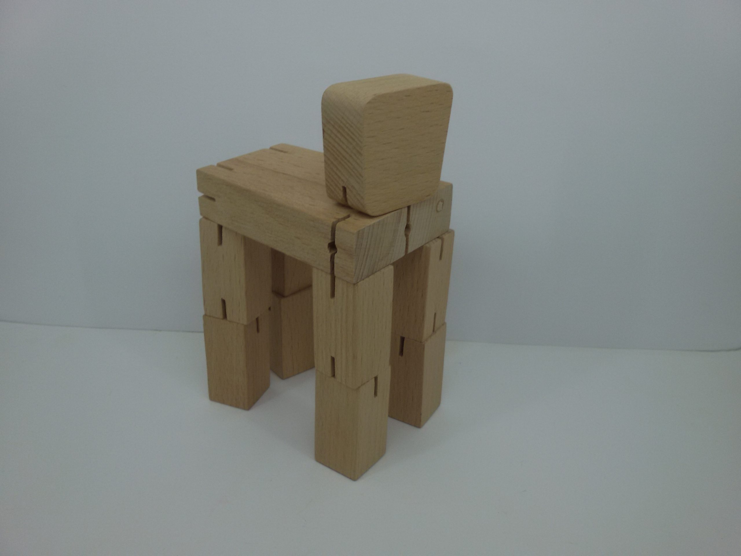 Ahşap Robot Erkek - Görsel 2