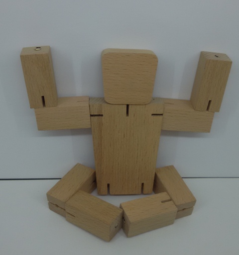 Ahşap Robot Erkek - Görsel 3