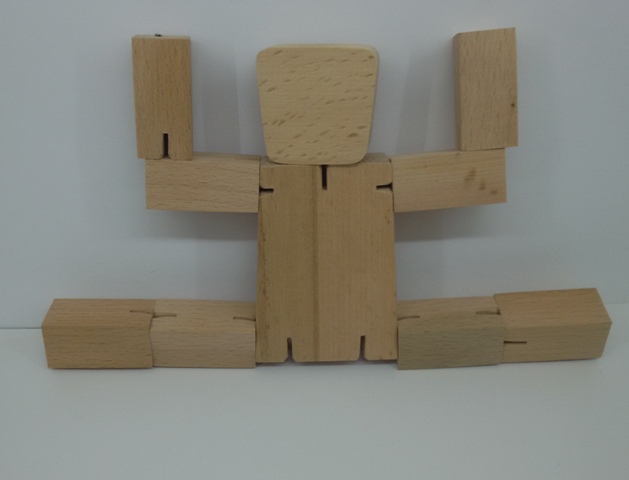 Ahşap Robot Kız - Görsel 2